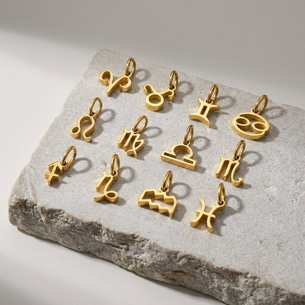 Des finitions exemplaires - Pendentif Signe Astrologique Homme Or Breloque