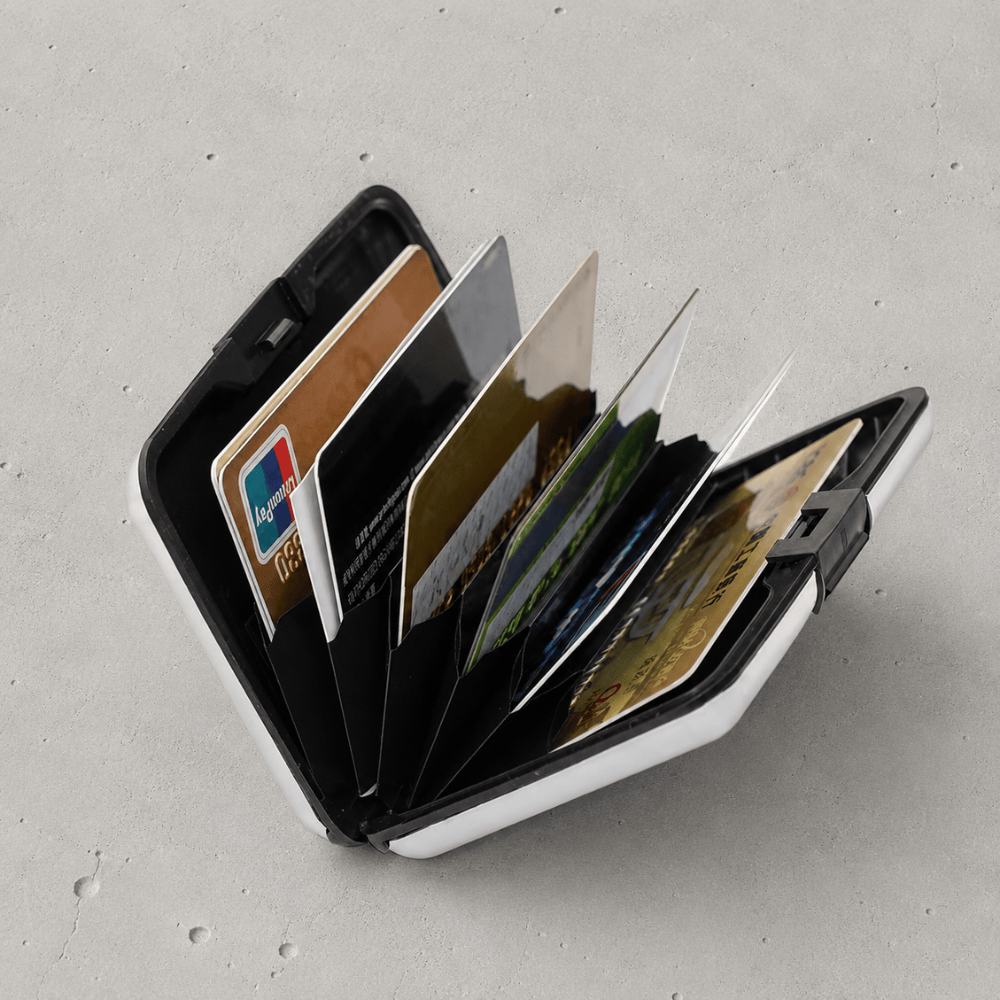 porte-carte aluminium cartes à soufflet