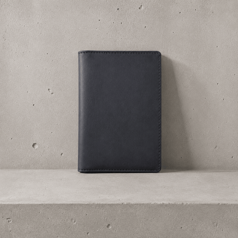 Porte-cartes homme cuir veritable voyage noir