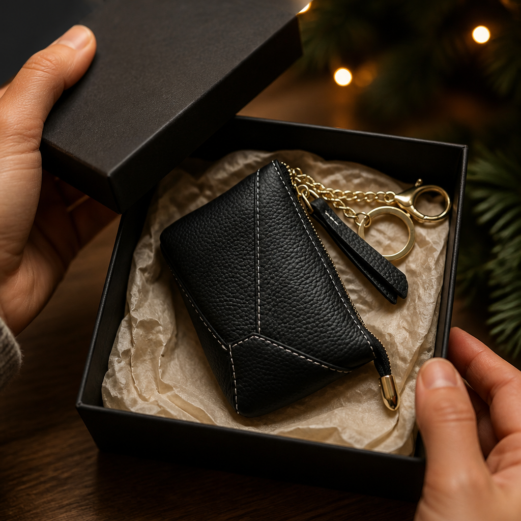 Des Finitions Exemplaires - Porte-Monnaie Personnalisé Homme en Cuir à Graver