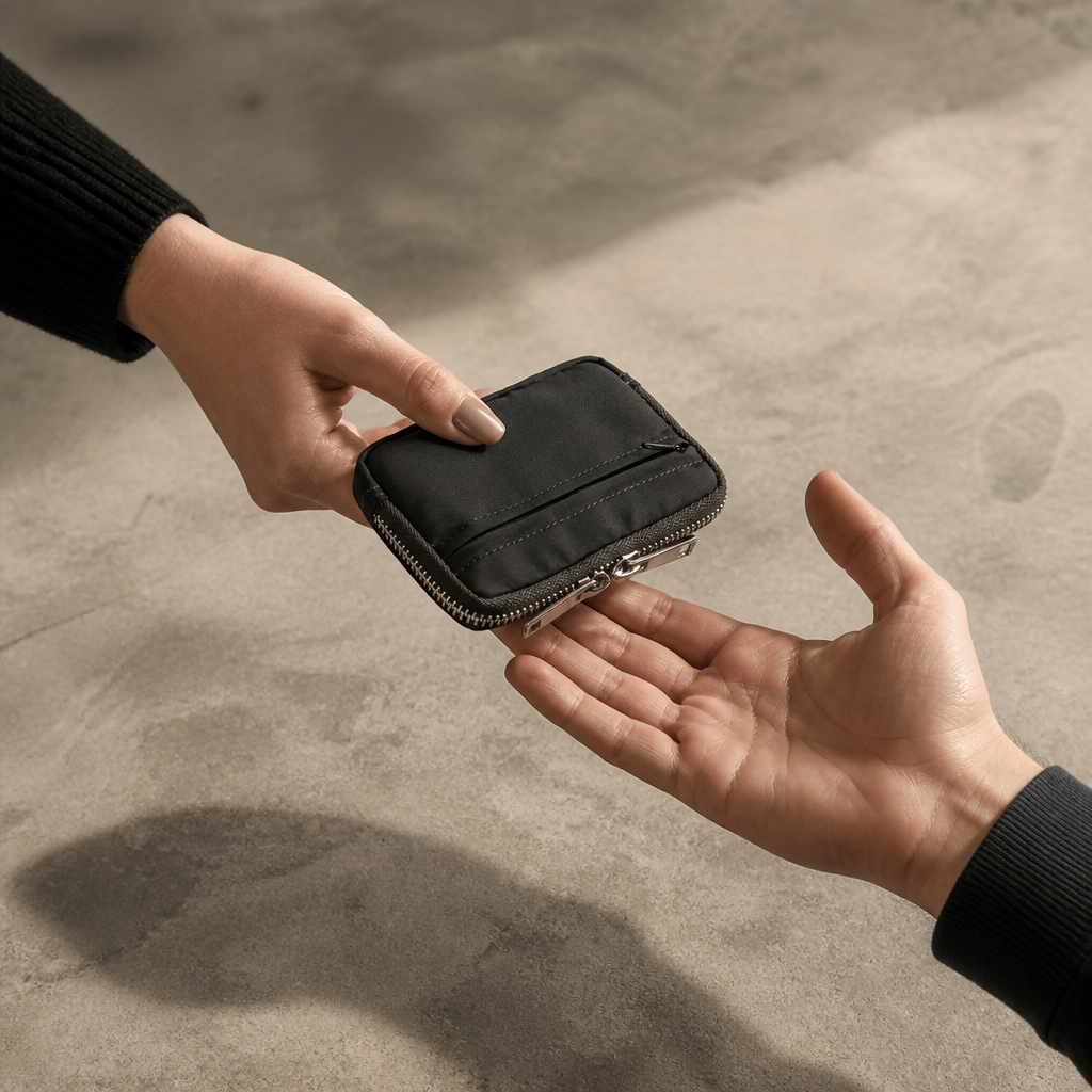 Idée cadeau, porte-monnaie porte-carte homme offert à un homme