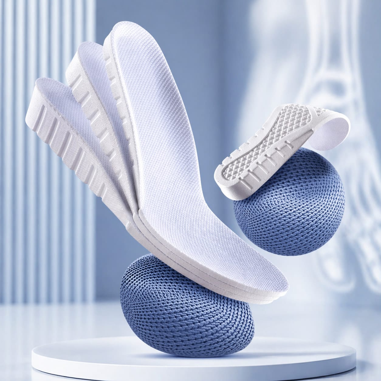 Semelles rehaussantes homme mémoire de forme 3 tailles disponibles pour toutes chaussures