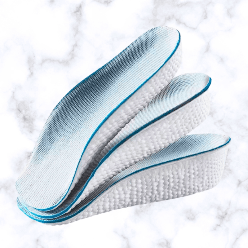 Talonnettes semelles grandissantes homme disponibles en trois hauteurs, 1,5 cm, 2,5 cm et 3,5 cm
