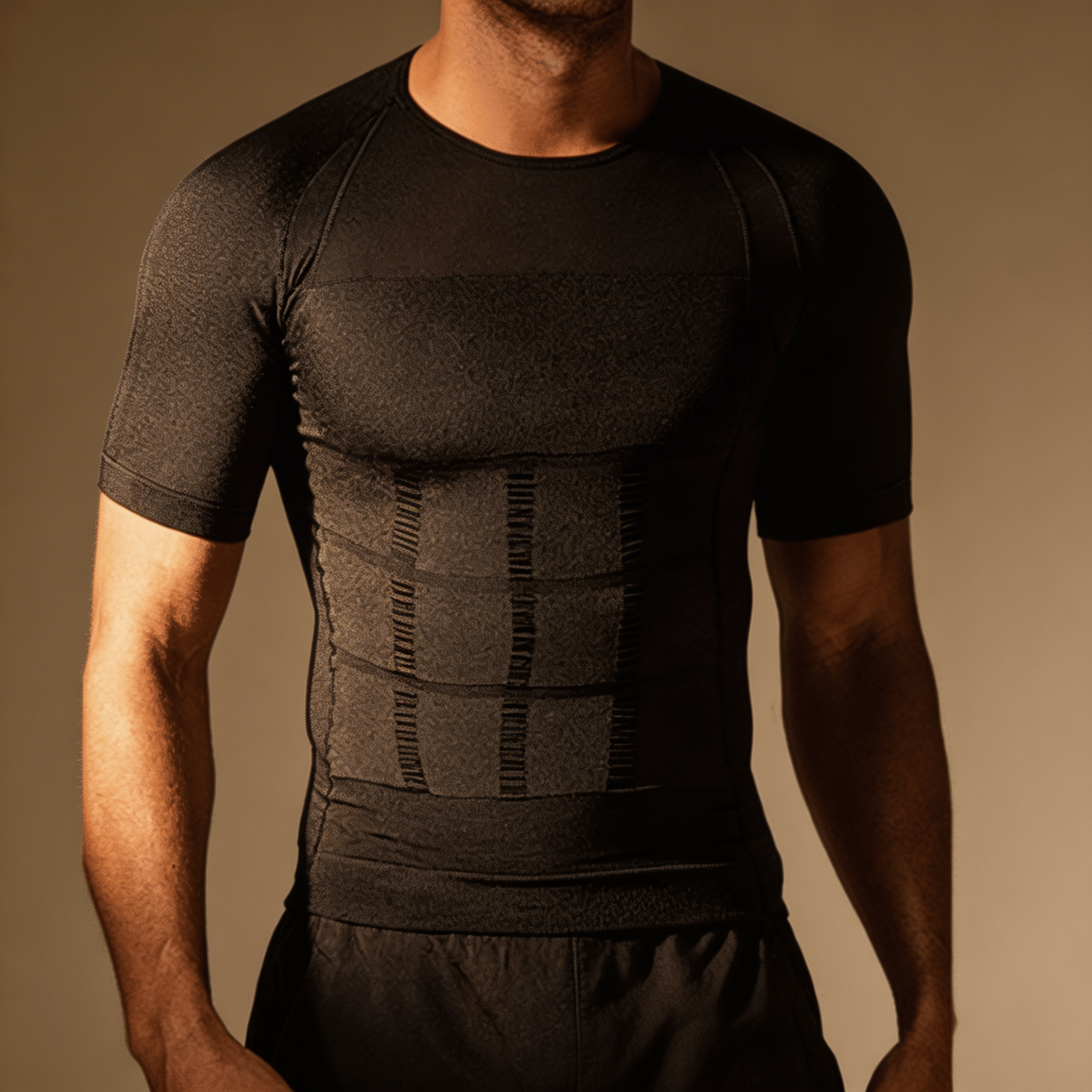 tee shirt compressif noir