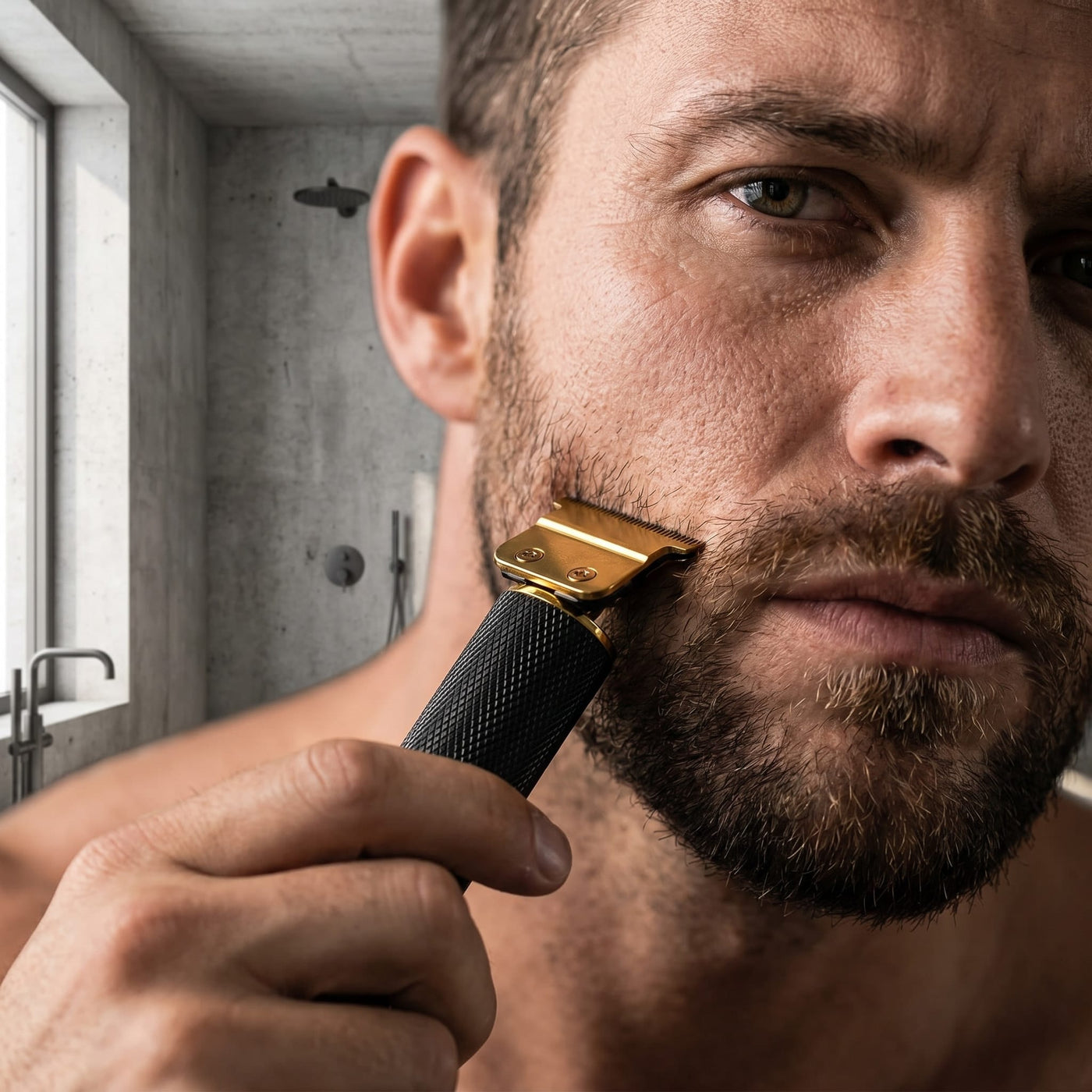 Un Kit Complet Pour un Rasage Net - Tondeuse Homme Professionnelle pour Barbe et Cheveux