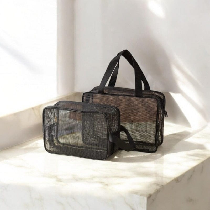 Trousse De Toilette De Voyage Format Avion - Noire - Neuve Avec étiquettes