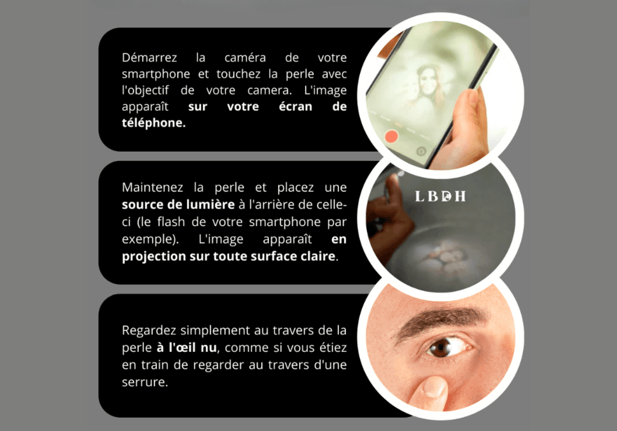 Bracelet perle photo personnalisé – Souvenir unique | LBDH™