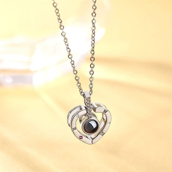 COLLIER ET PENDENTIF  PROJECTION PHOTO PERSONNALISÉ