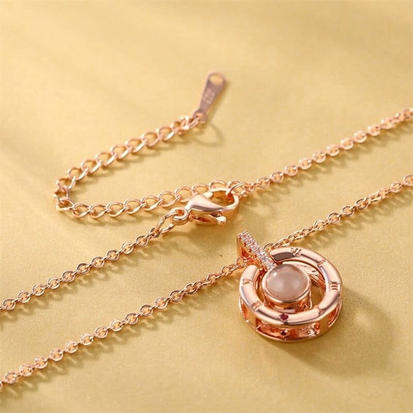 COLLIER ET PENDENTIF  PROJECTION PHOTO PERSONNALISÉ