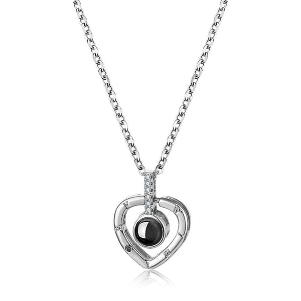 COLLIER ET PENDENTIF  PROJECTION PHOTO PERSONNALISÉ