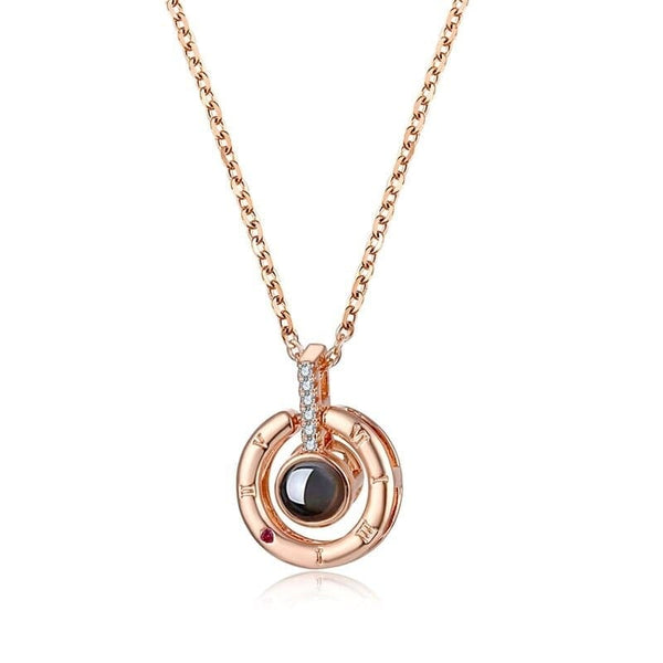 COLLIER ET PENDENTIF  PROJECTION PHOTO PERSONNALISÉ