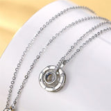 COLLIER ET PENDENTIF  PROJECTION PHOTO PERSONNALISÉ