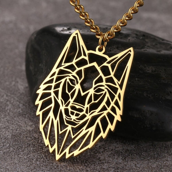 COLLIER ET PENDENTIF LOUP VIKING