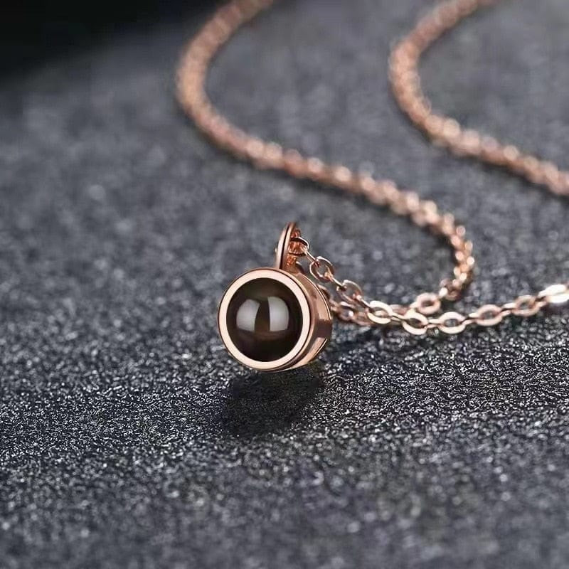 Des Finitions Exemplaires - Collier Photo Personnalisé Homme, Pendentif Projection Acier