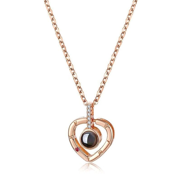 COLLIER ET PENDENTIF  PROJECTION PHOTO PERSONNALISÉ