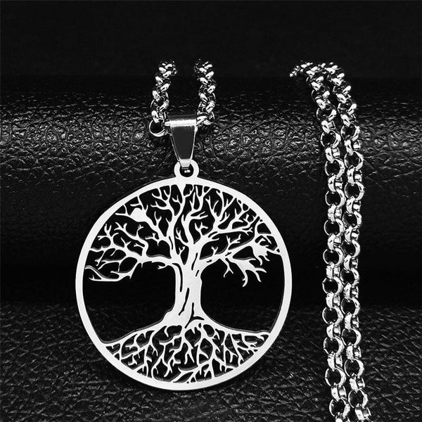 Collier et pendentif arbre de vie argent