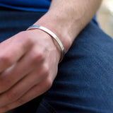 bracelet jonc personnalisé homme en acier