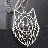 COLLIER ET PENDENTIF LOUP VIKING