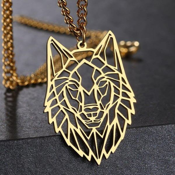 COLLIER ET PENDENTIF LOUP VIKING