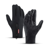 gants tactiles thermiques chauffants pour l'hiver pour homme noir