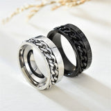 BAGUE ANTI STRESS ANNEAU TOURNANT