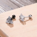 BOUCLES D'OREILLE TRIANGLE DE DIAMANT