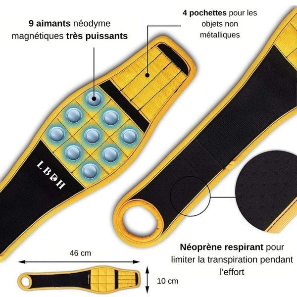 Bracelet aimanté pour bricoleurs