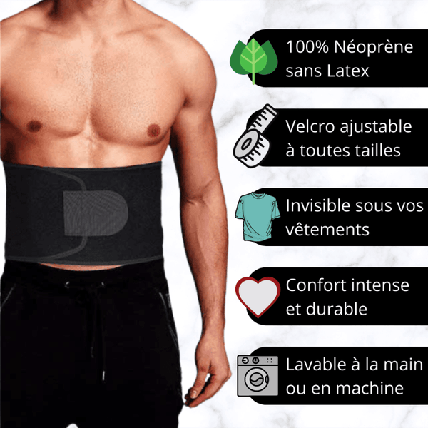 Ceinture abdominal de sudation