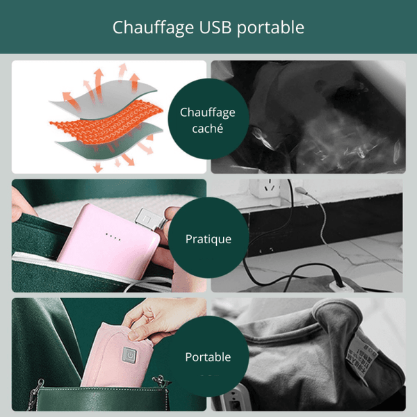 Chauffe-main pochette électrique spéciale hiver – La Boutique Des