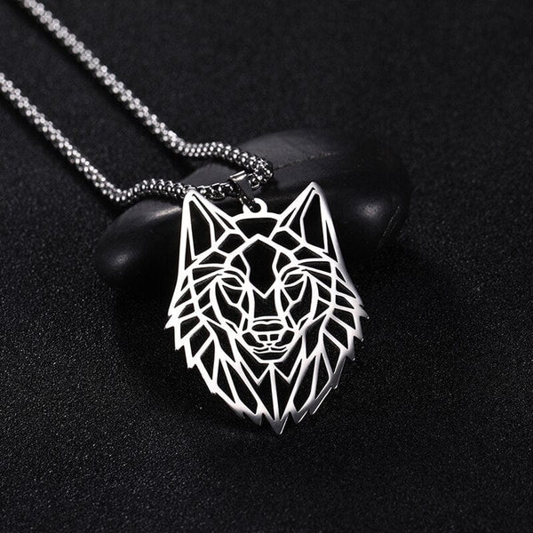 COLLIER ET PENDENTIF LOUP VIKING