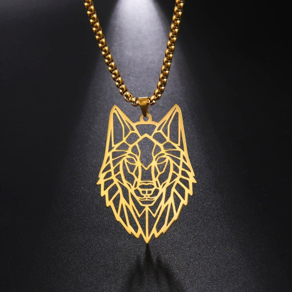 COLLIER ET PENDENTIF LOUP VIKING