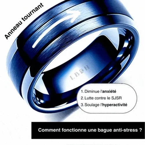 BAGUE ANTI STRESS UNISEXE STYLE ROCK