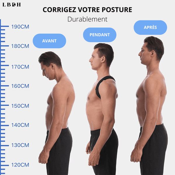 Gilet ceinture correcteur de posture amincissant La Boutique Des Hommes