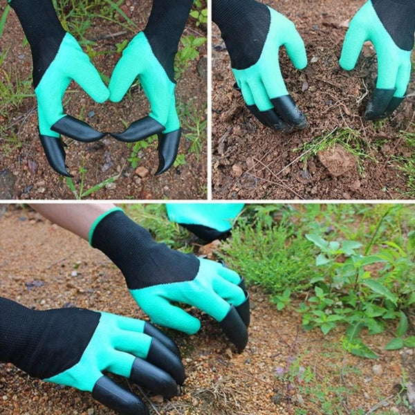 Gants de jardinage à griffes 