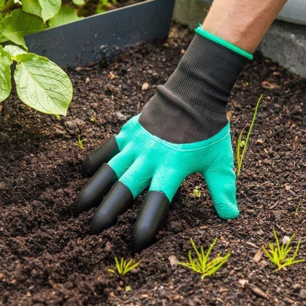 Gants de protection en cuir pour le bricolage / jardinage