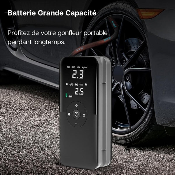 Inttox- Gonfleur de pneu électrique numérique pour pneus de voiture et