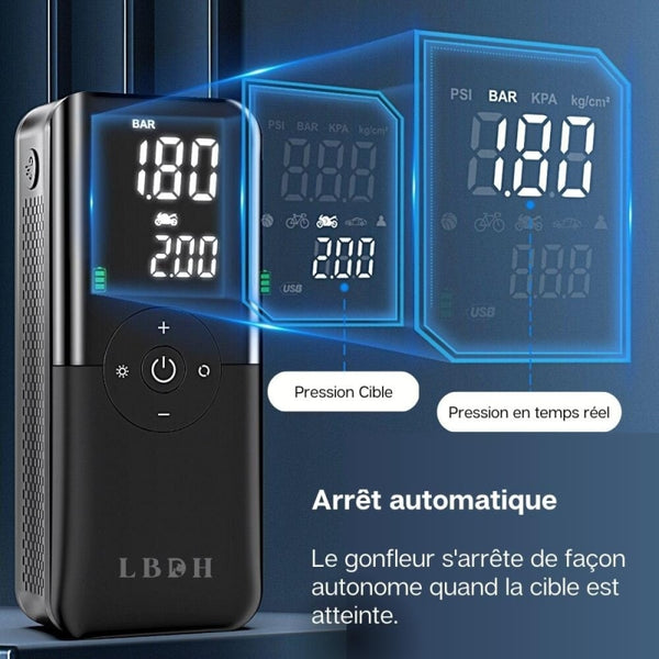 GONFLEUR DE PNEU ÉLECTRIQUE ET NUMÉRIQUE