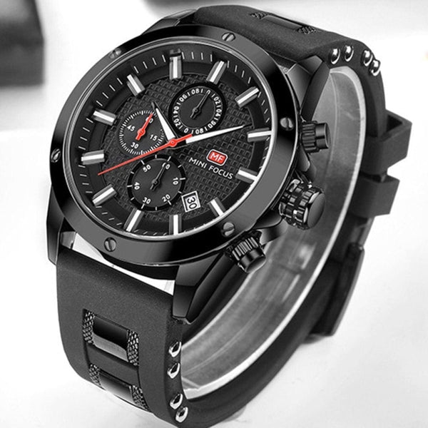 Montre homme noir luxe