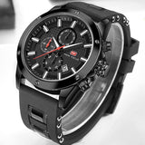 Montre homme noir luxe