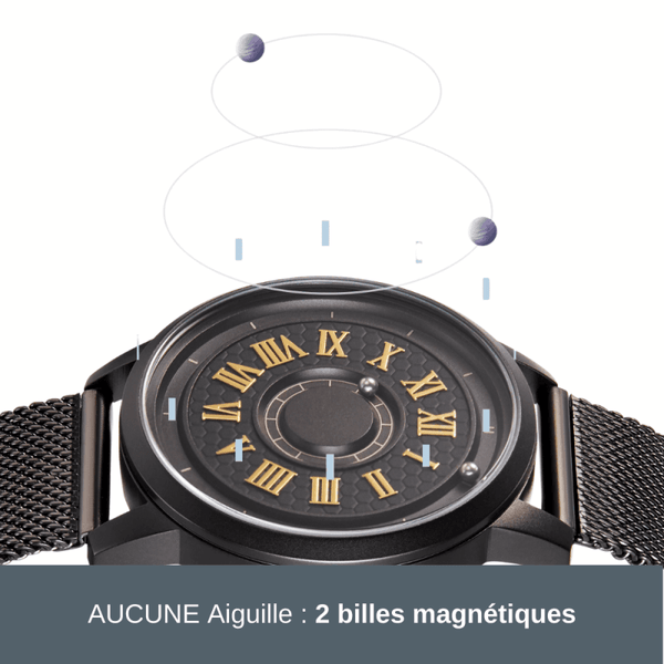 MONTRE BILLE MAGNÉTIQUE LUXE