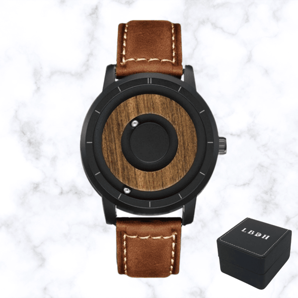 MONTRE BILLE MAGNETIQUE ET BOIS
