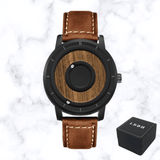 MONTRE BILLE MAGNETIQUE ET BOIS