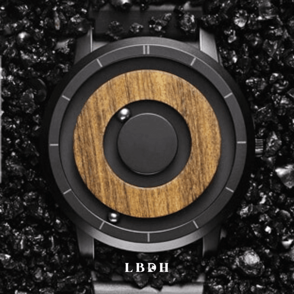 MONTRE BILLE MAGNETIQUE ET BOIS
