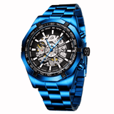 MONTRE SQUELETTE BLUE