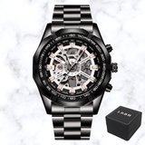 MONTRE SQUELETTE BLACK