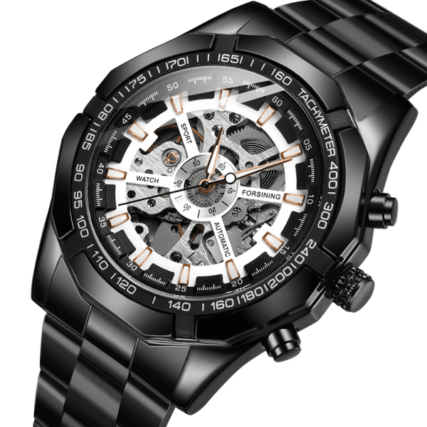 MONTRE SQUELETTE BLACK