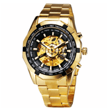 MONTRE SQUELETTE GOLD