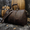 PETIT SAC DE VOYAGE CUIR MARRON