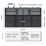 RANGEMENT PRATIQUE POUR COFFRE VOITURE