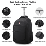 SAC À DOS DE VOYAGE À ROULETTES